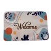 Anti-slip floor MATS for foreign trade, kitchen floor MATS, carpet, water-absorbing imitation cashmere printed floor MATS, novel styles, skin-friendly fabric Item Picture